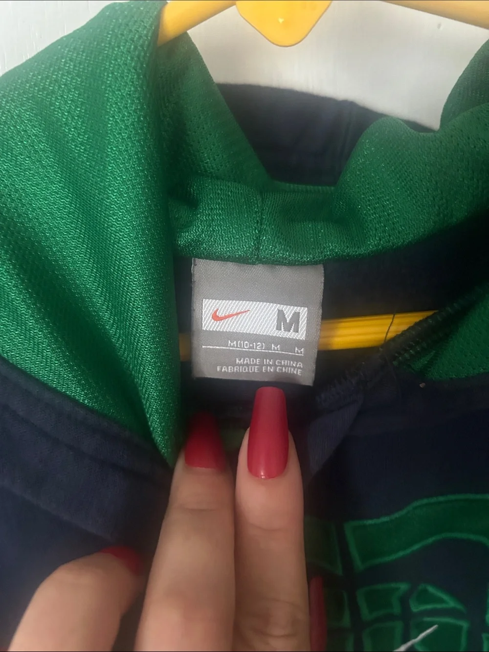 Nike Hoodie Blue & Green Boys size MD